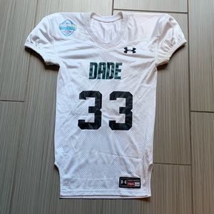 under armour Dade VS. Broward 33 Dolphins Jersey